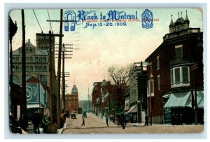 1905 Windsor St Looking North Montreal Postcard P42 