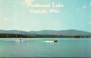 Massachusetts Pittsfield Water Skiing On Pontoosuc Lake