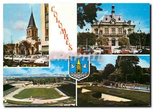 Postcard Modern Colombes The steeple of the old church St Pierre St Paul