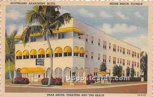 Southland Apartment Hotel - Miami Beach, Florida FL  
