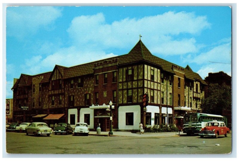 c1960 Markham Hotel Exterior Building Bemidji Minnesota Vintage Antique Postcard