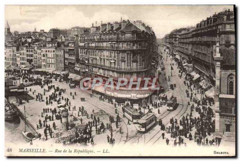 CPA Marseille Rue de La Republique