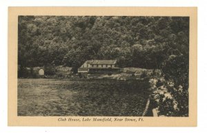 VT - Stowe. Lake Mansfield, Club House