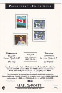 Definitive Stamps 1990 Canada Post Corporation