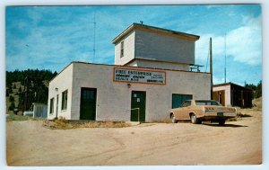 BOULDER, Montana MT ~ Quack Medicine FREE ENTERPRISE HEALTH MINE Radon Postcard
