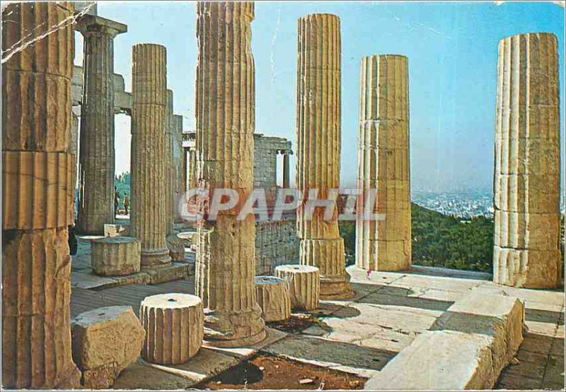 Modern Postcard The Acropolis of Athens The Interior Propylees