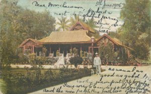 Myanmar Burma Mandalay Garden House King Theebaw Palace  1906