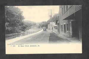 1906 Postcard Water Street Bellefonte PA!