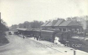 Reproduction - The Burlington Station, Hinsdale, IL USA Train Unused 