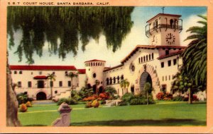 California Santa Barbara Court House