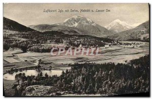 Old Postcard Luftkurort Jgls Mit Serles Habicht u Lanser See