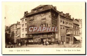 Belgium - Belgium - Belgien - Liege - Quai de la Batte - Old Postcard