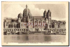 Old Postcard Marseille La Cathedrale