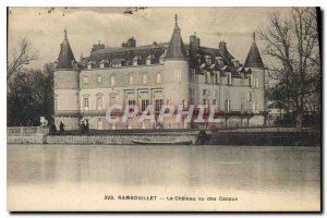 Old Postcard Rambouillet Chateau seen Channels