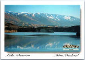 VINTAGE CONTINENTAL SIZE POSTCARD LAKE DUNSTON NEW ZEALAND