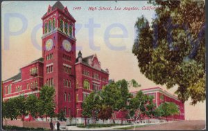 THE MANUAL HIGH SCHOOL 1925   LOS ANGELES CALIFORNIA