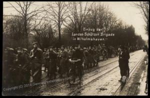 Germany 1918 Revolution Wilhelmshaven Freikorps Landes-Schutzen Brigade Sa 61353