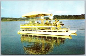 Morristown Tennessee 1950s Postcard Pleasure Boat on Cherokee Lake