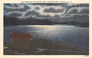 Beaver Lake Asheville, North Carolina NC Postcard
