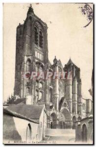 Old Postcard The Cathedral Bourges