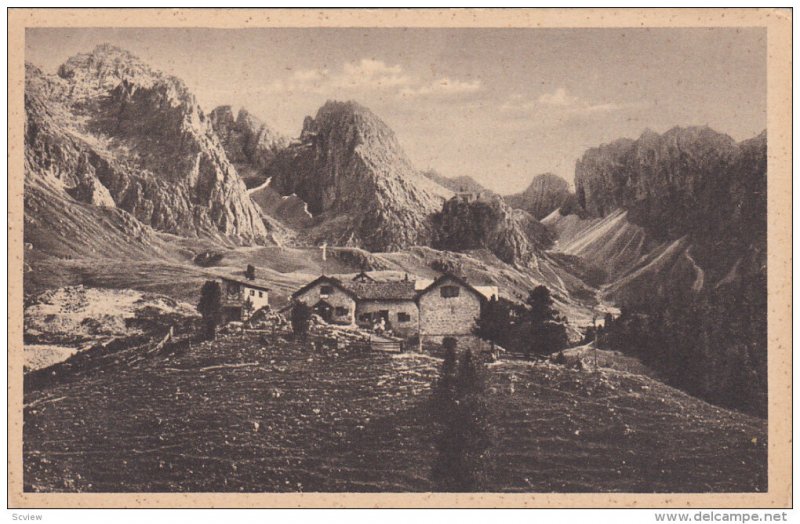 DOLOMITI, Italy, 1900-1910's; Rigugio Firenze In Cisles