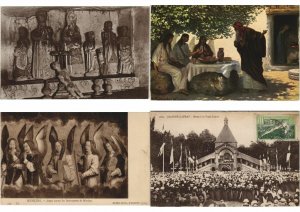 RELIGION 1200 Vintage Postcards mostly CATHOLIC Pre-1940 (L3480)