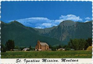 (2 cards) The Saint Ignatius Mission - In Western Montana