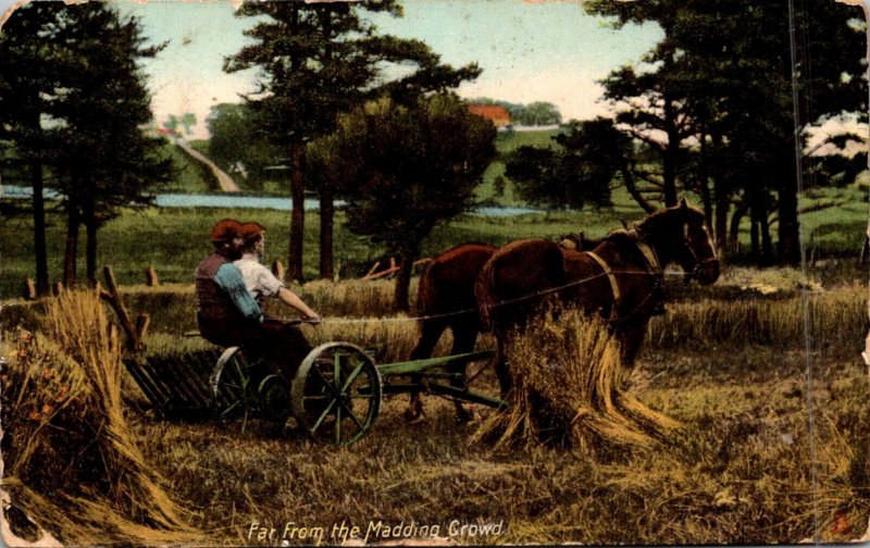 Farming Scene Harvesting Hay Far From The Madding Crowd 1907