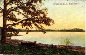 Postcard BOAT SCENE Haverhill Massachusetts MA AN0586