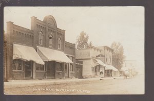 Dorchester WISCONSIN RPPC 1916 MAIN STREET nr Abbotsford Colby Medford WI KB