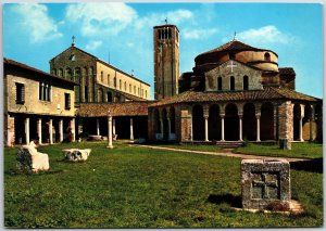Torcello The Dome And The Church Of St. Fosca Venice Italy Postcard