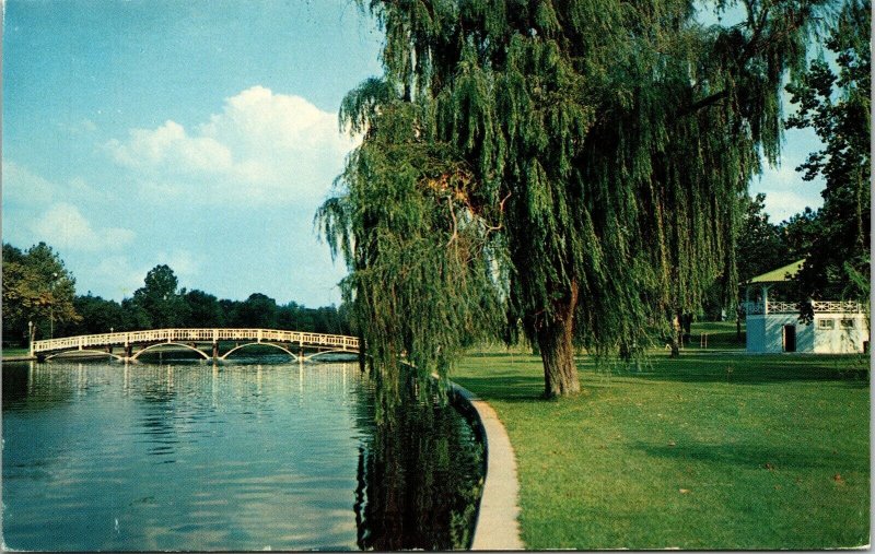 City Park Salisbury Maryland MD Del-Mar-Va Peninsula Postcard VTG UNP Vintage 