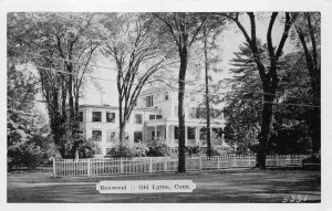 BOXWOOD OLD LYME CONNECTICUT DEXTER PRESS POSTCARD (1940s)