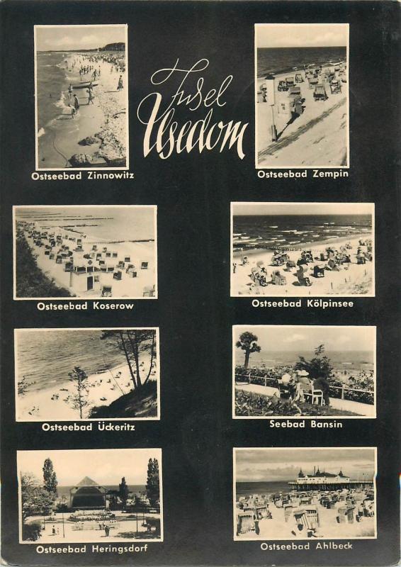 Insel Usedom 1960s multi view