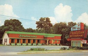 PLANTATION RESTAURANT Valdosta, Georgia ROADSIDE Diner c1950s Vintage Postcard