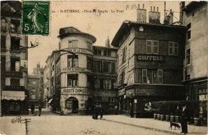 CPA St-ÉTIENNE Place du Peuple La Tour (400426)