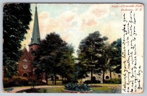 Plymouth Park, Rochester New York, Antique 1907 Postcard