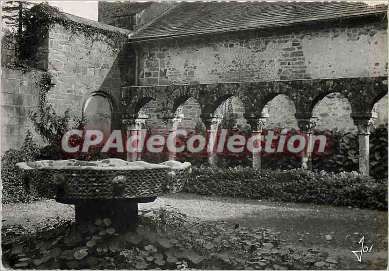 Postcard Modern Britain Daoulas cloister Romanesque XIIth