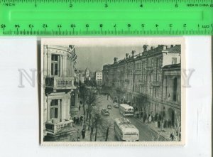 474360 USSR Lithuania Vilnius Stalin avenue miniature postcard