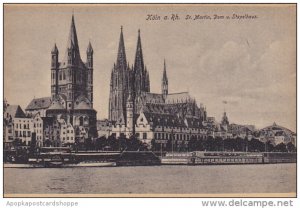 Germany Koeln St Martin Dom und Stapelhaus