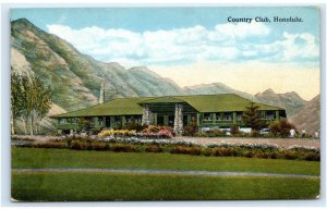 HONOLULU, HI Hawaii  ~ The COUNTRY CLUB  c1910s Golfing Postcard