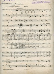 434517 Johann Strauss Gesechichfen aus dem Wiener wald notes Shpilberg autograph
