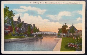 Vintage Postcard 1915-1930 The Wellesly House, Thousand Island Estate, New York