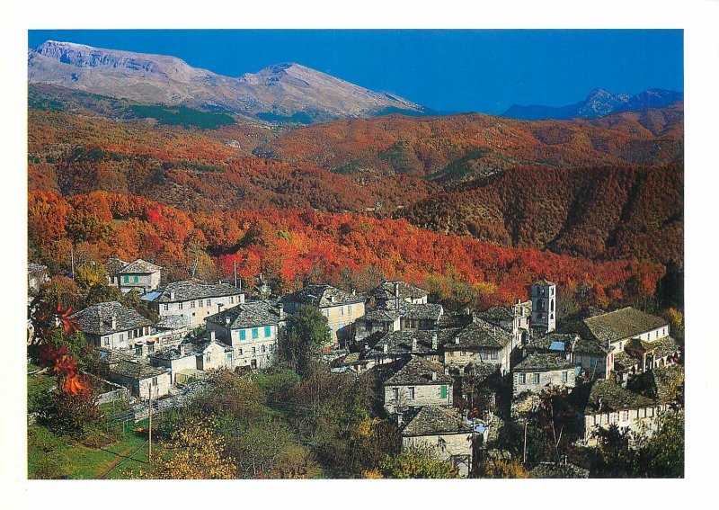 Picturesque mountain village Postcard