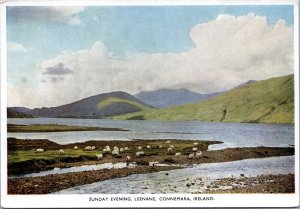 Postcard Ireland - Sunday Evening, Leenane, Connemara