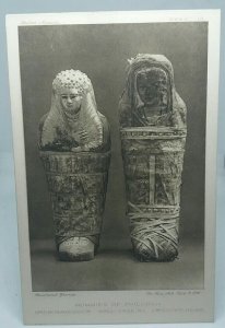 Egyptian Mummies of Children Egypt Room British Museum Vintage Mummy Postcard