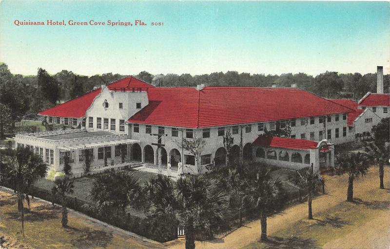 F13/ Green Cove Springs Florida Postcard c1910 Quisisana Hotel