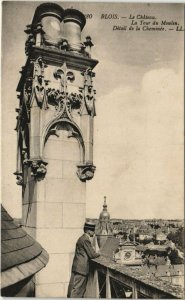 CPA BLOIS-Le Chateau-La Tour du MOULIN-Detail de la Cheminée (27013)