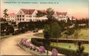 Hand Colored Postcard Highland Pines Inn Southern Pines North Carolina~136301