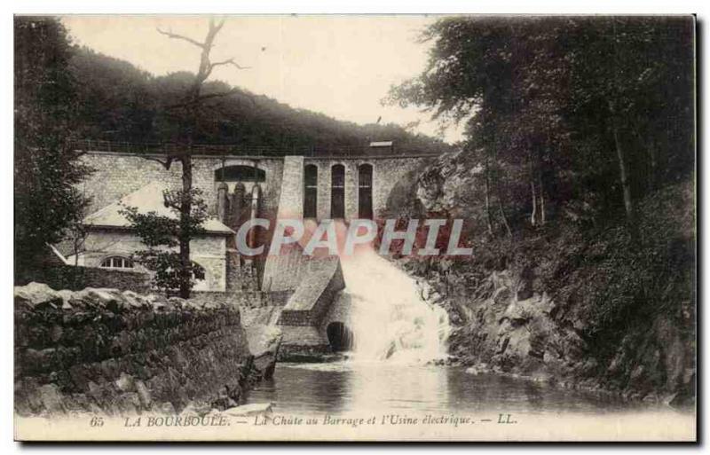 Puy de Dome- Bourboule- The Downfall and the Dam & # 39Usine electric-Old Pos...